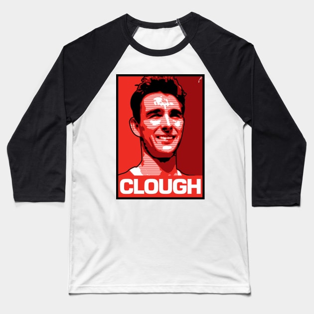 Clough Baseball T-Shirt by DAFTFISH
